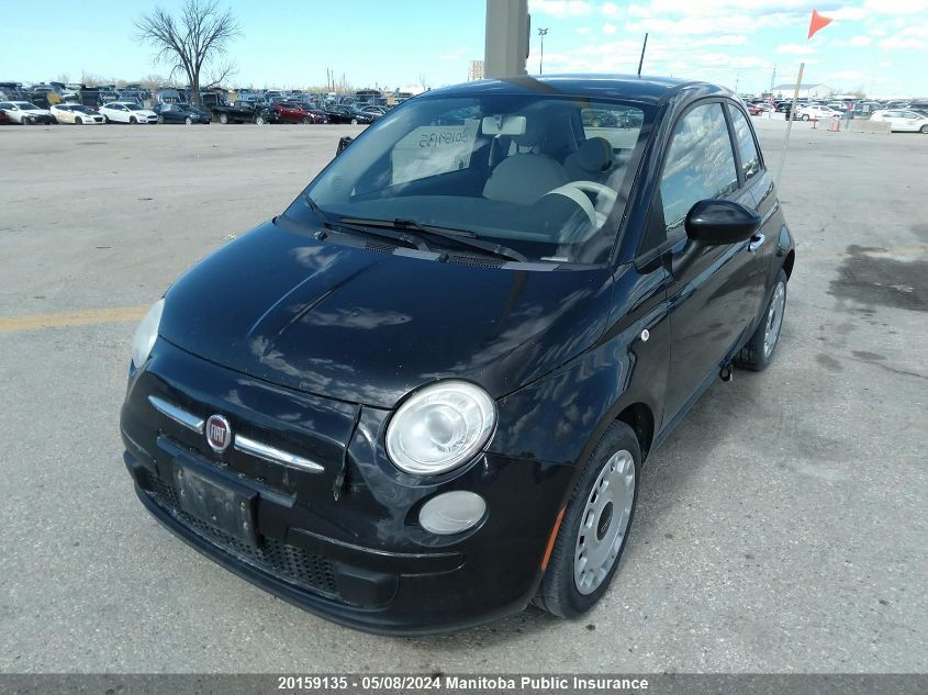 2012 Fiat 500 Pop VIN: 3C3CFFAR6CT103379 Lot: 20159135