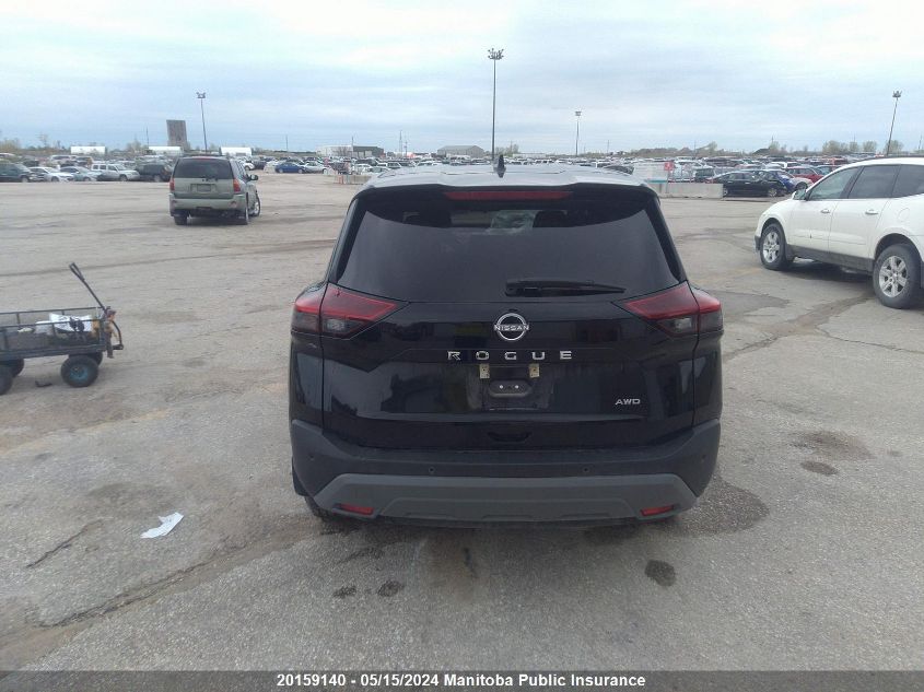 2022 Nissan Rogue S VIN: 5N1AT3ABXNC708318 Lot: 20159140