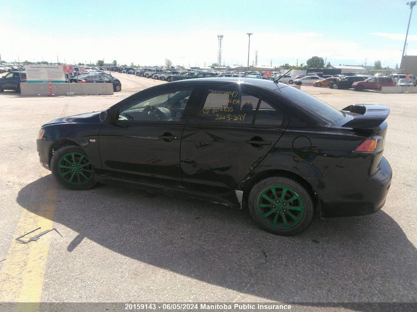 2010 Mitsubishi Lancer Es VIN: JA32U2FU8AU602625 Lot: 20159143