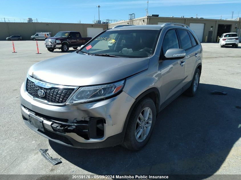 2014 Kia Sorento Lx VIN: 5XYKTCA62EG524420 Lot: 20159176