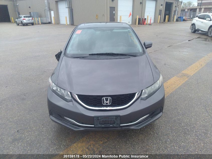 2014 Honda Civic Ex VIN: 2HGFB2F55EH046012 Lot: 20159178