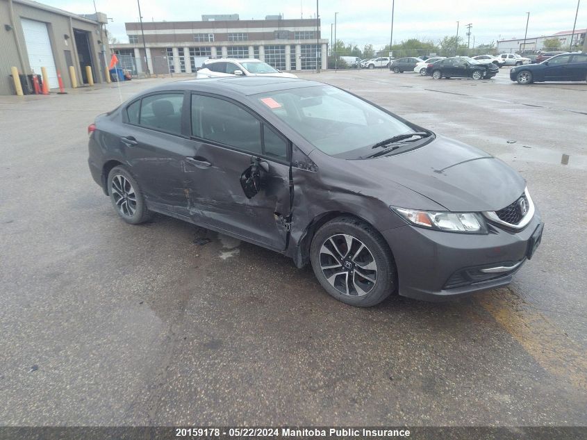 2014 Honda Civic Ex VIN: 2HGFB2F55EH046012 Lot: 20159178