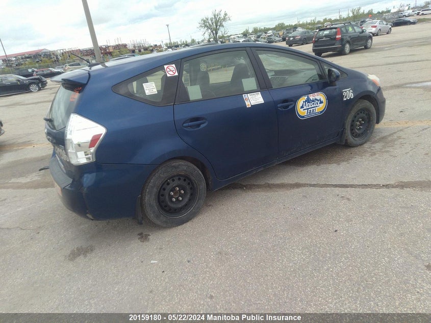 2013 Toyota Prius V VIN: JTDZN3EU1D3193107 Lot: 20159180