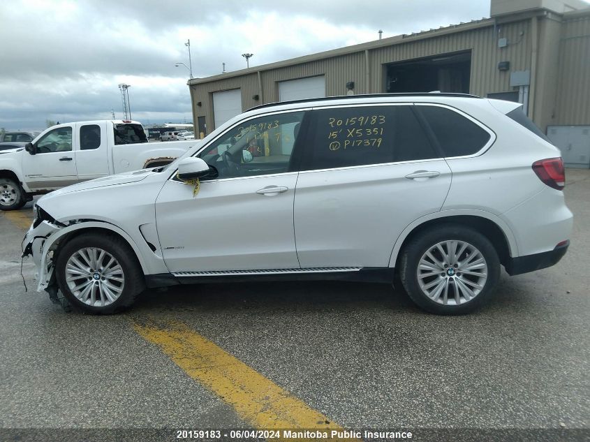2015 BMW X5 35I VIN: 5UXKR0C50F0P17379 Lot: 20159183