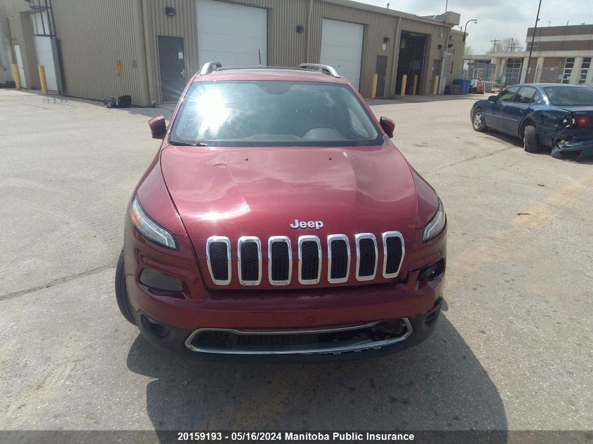 2014 Jeep Cherokee Limited VIN: 1C4PJMDS2EW290289 Lot: 20159193