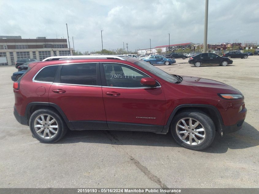 2014 Jeep Cherokee Limited VIN: 1C4PJMDS2EW290289 Lot: 20159193