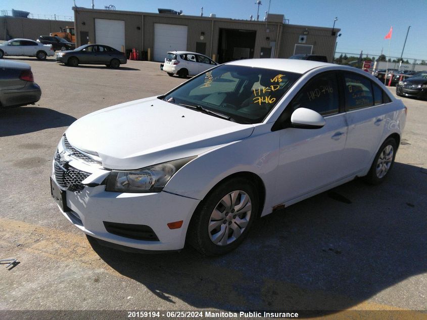 2012 Chevrolet Cruze Lt Turbo VIN: 1G1PF5SC7C7317764 Lot: 20159194