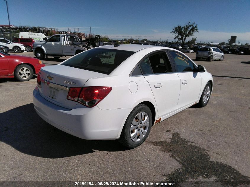 2012 Chevrolet Cruze Lt Turbo VIN: 1G1PF5SC7C7317764 Lot: 20159194