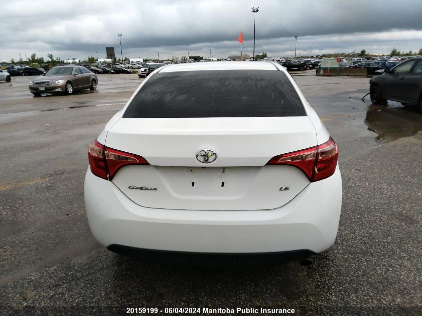 2018 Toyota Corolla Le VIN: 2T1BURHE9JC112014 Lot: 20159199