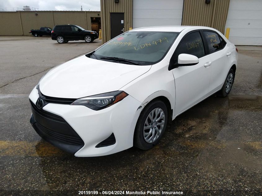 2018 Toyota Corolla Le VIN: 2T1BURHE9JC112014 Lot: 20159199