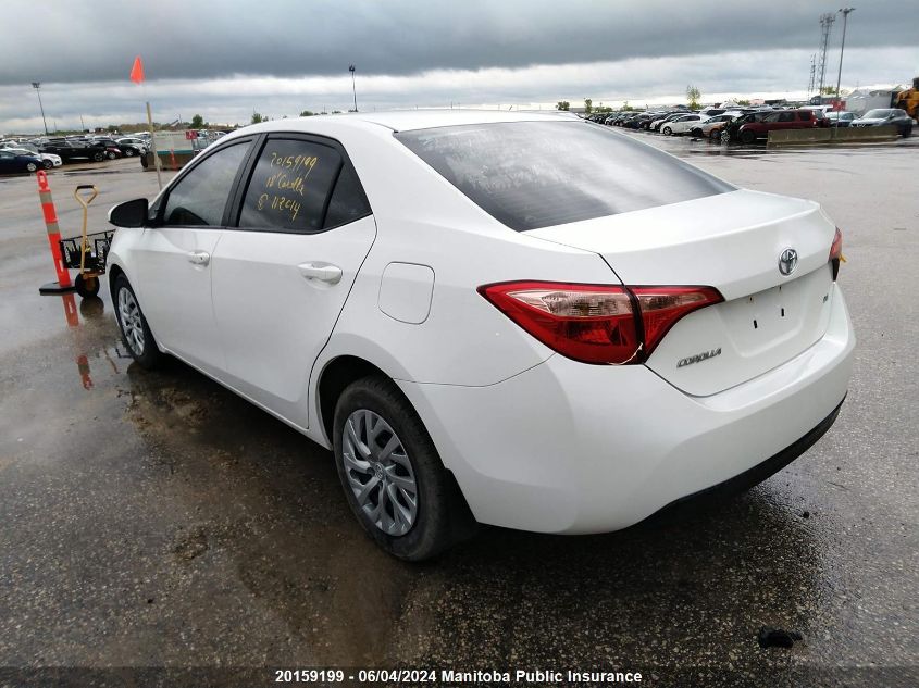 2018 Toyota Corolla Le VIN: 2T1BURHE9JC112014 Lot: 20159199