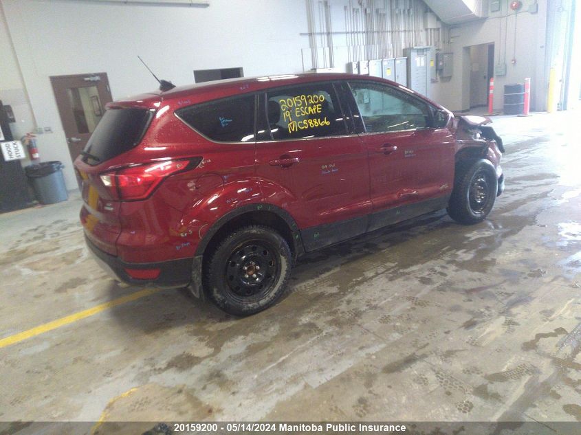 2019 Ford Escape Se VIN: 1FMCU0GDXKUC58866 Lot: 20159200