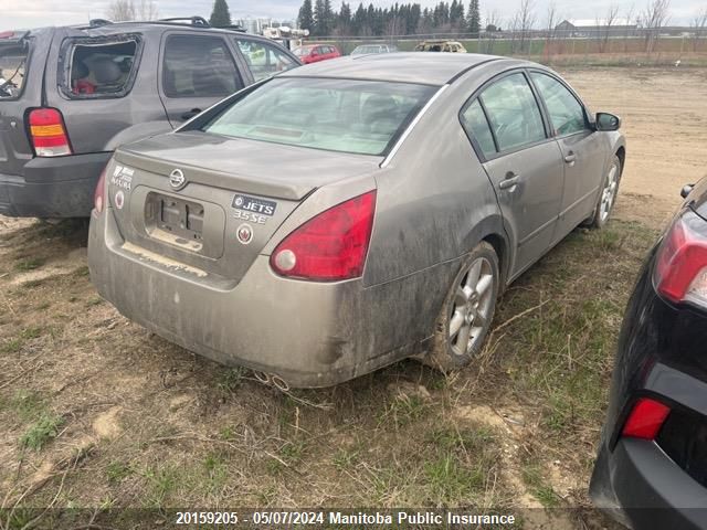 2004 Nissan Maxima 3.5 Se VIN: 1N4BA41E84C885291 Lot: 20159205