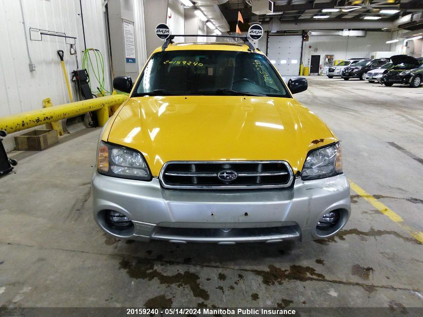 2003 Subaru Baja VIN: 4S4BT62C837114815 Lot: 20159240