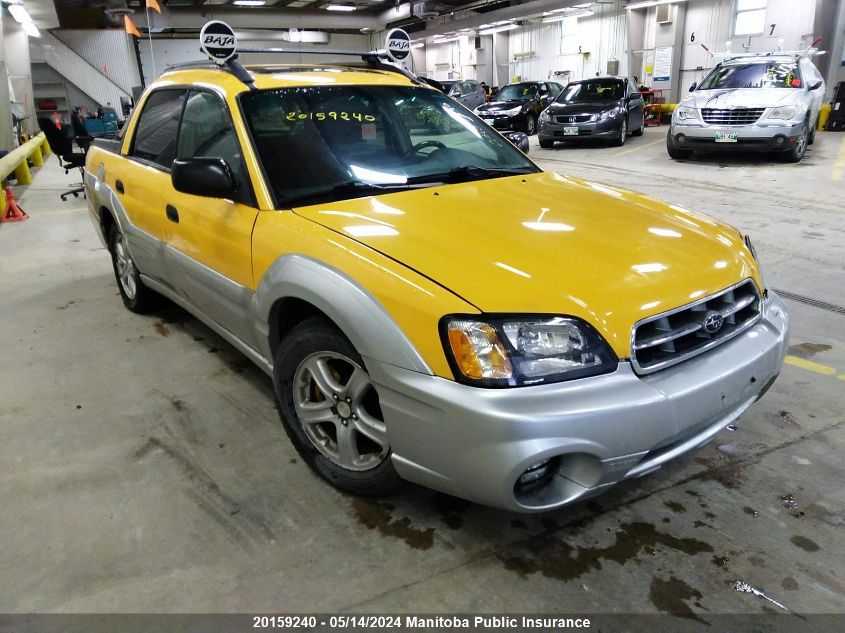 2003 Subaru Baja VIN: 4S4BT62C837114815 Lot: 20159240