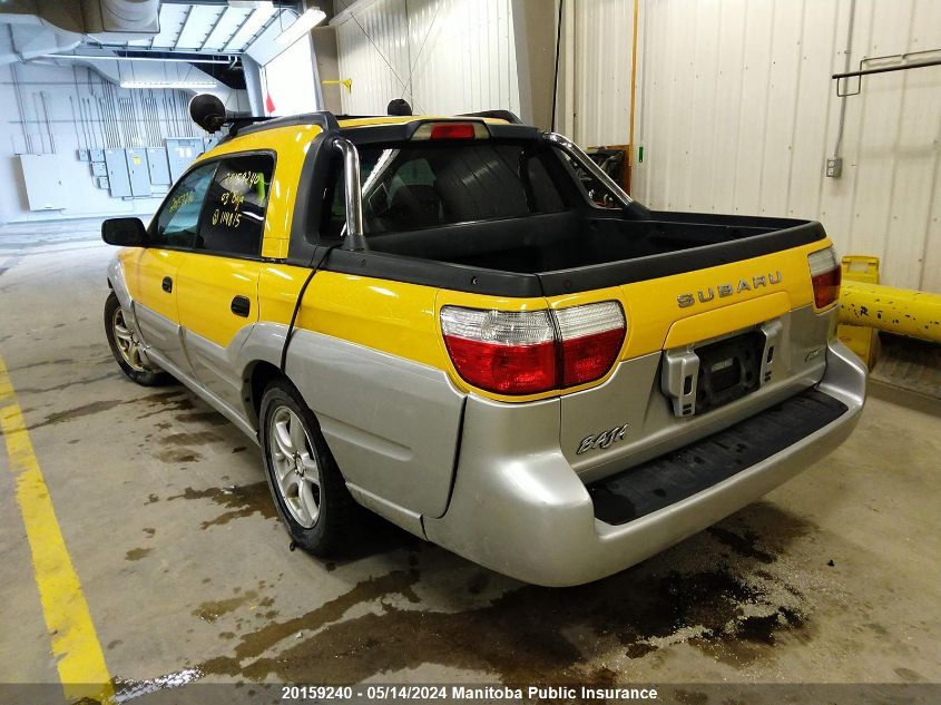 2003 Subaru Baja VIN: 4S4BT62C837114815 Lot: 20159240