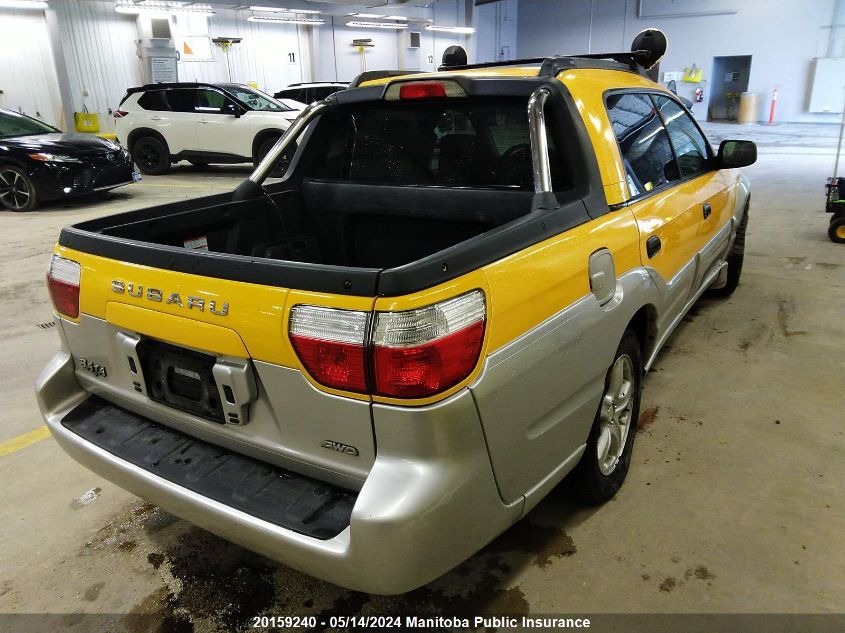 2003 Subaru Baja VIN: 4S4BT62C837114815 Lot: 20159240