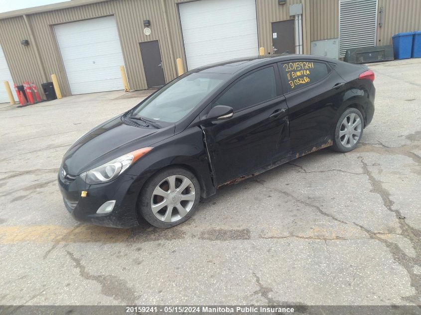 2011 Hyundai Elantra Limited VIN: 5NPDH4AE3BH052286 Lot: 20159241