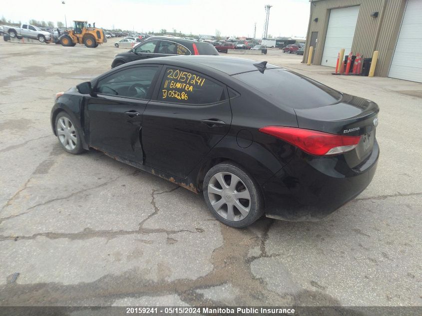 2011 Hyundai Elantra Limited VIN: 5NPDH4AE3BH052286 Lot: 20159241