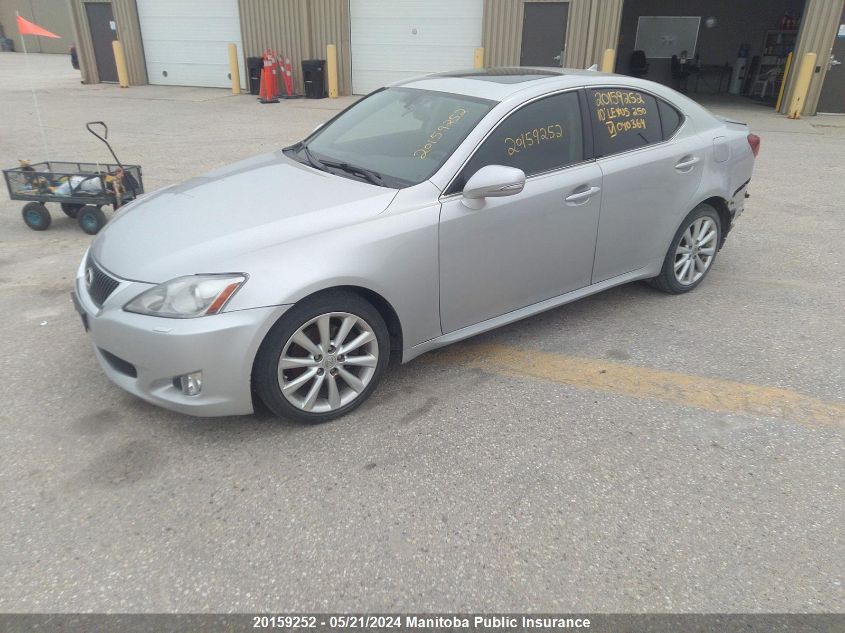 2010 Lexus Is 250 VIN: JTHCF5C24A5040364 Lot: 20159252