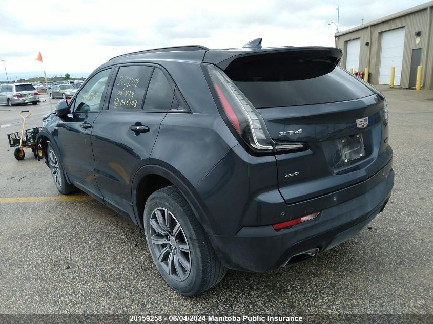 2020 Cadillac Xt4 VIN: 1GYFZFR40LF026103 Lot: 20159258