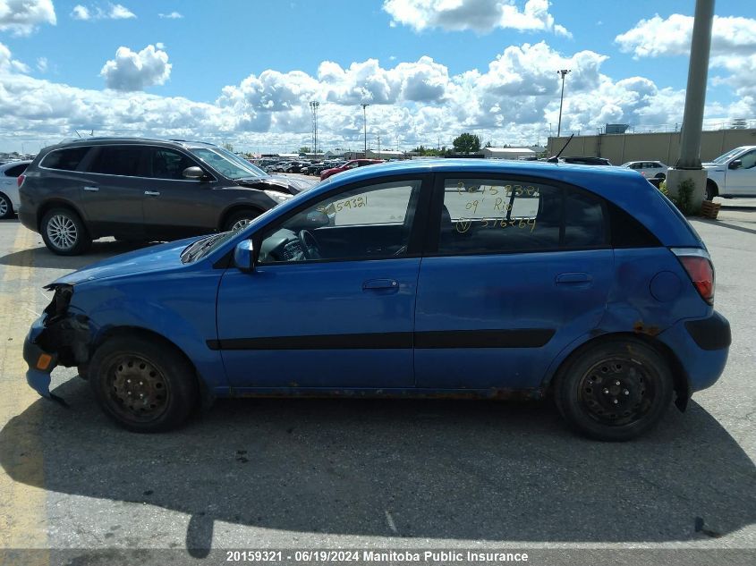 2009 Kia Rio5 Sx VIN: KNADE243196516264 Lot: 20159321