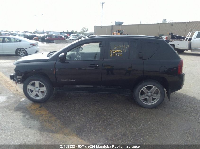 2015 Jeep Compass Sport VIN: 1C4NJDAB6FD177776 Lot: 20159322