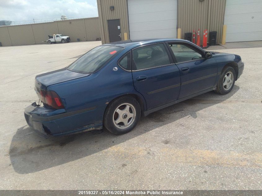 2003 Chevrolet Impala VIN: 2G1WF52K339248038 Lot: 20159327