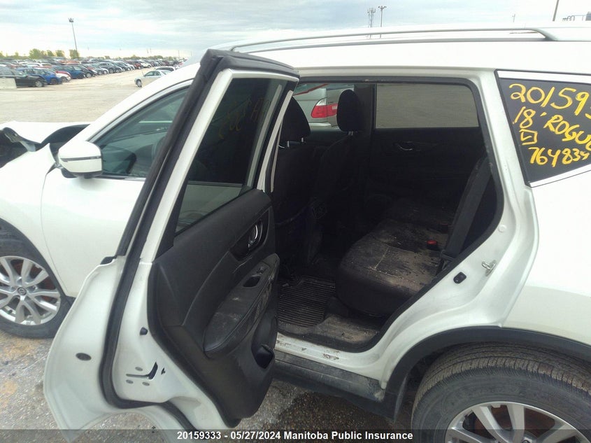 2018 Nissan Rogue Sv VIN: 5N1AT2MV8JC764834 Lot: 20159333