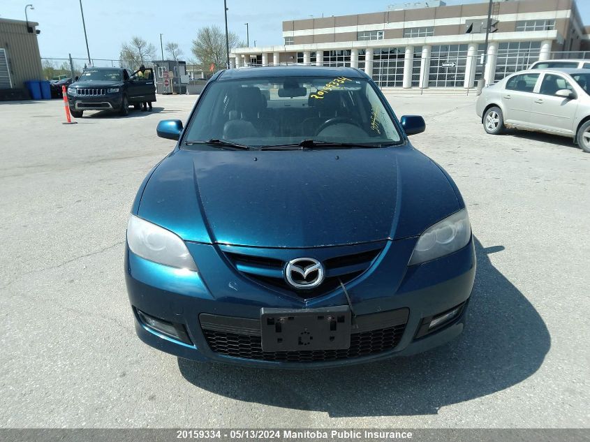 2008 Mazda Mazda3 Gt VIN: JM1BK323X81801231 Lot: 20159334