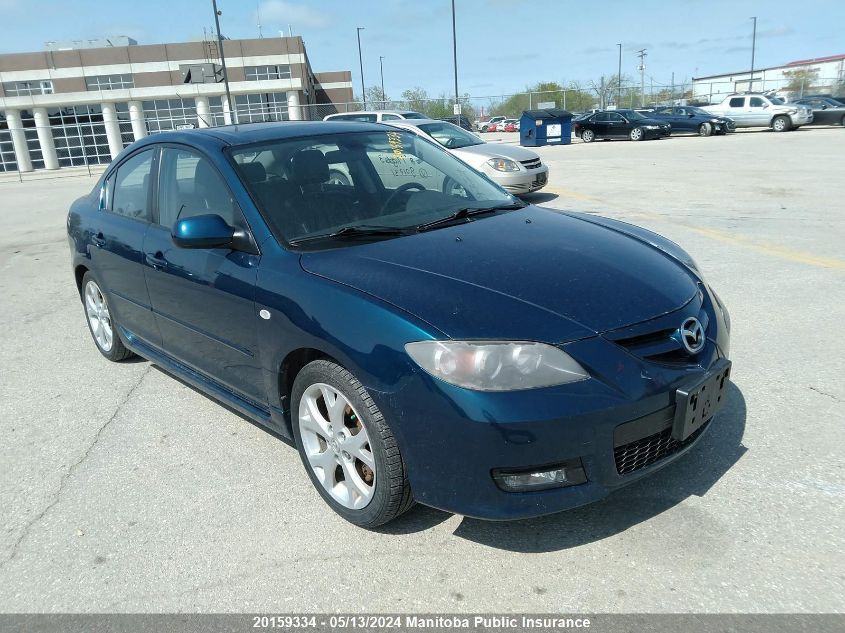 2008 Mazda Mazda3 Gt VIN: JM1BK323X81801231 Lot: 20159334