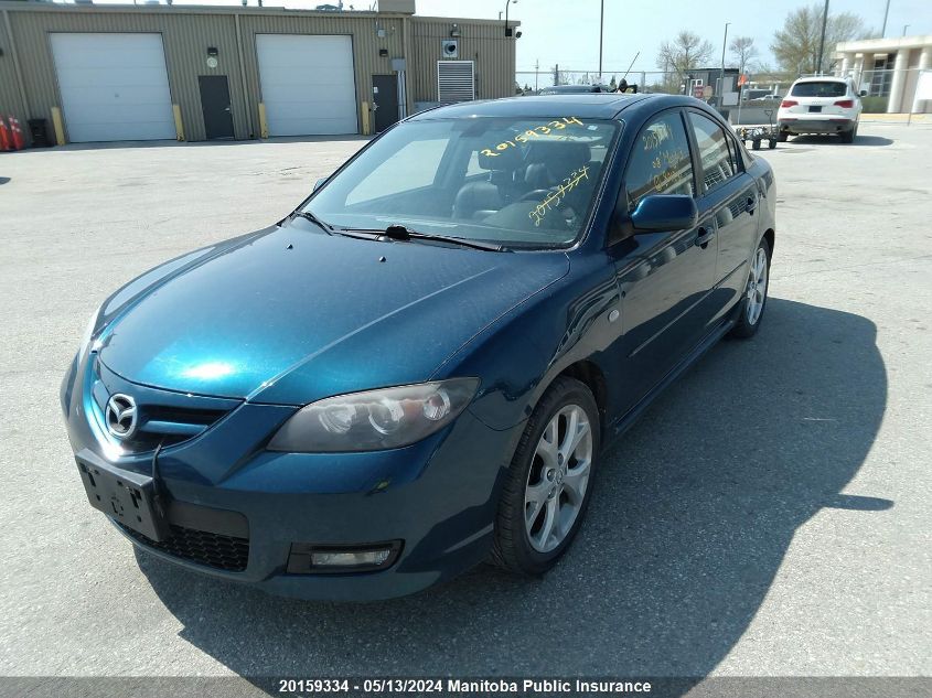 2008 Mazda Mazda3 Gt VIN: JM1BK323X81801231 Lot: 20159334