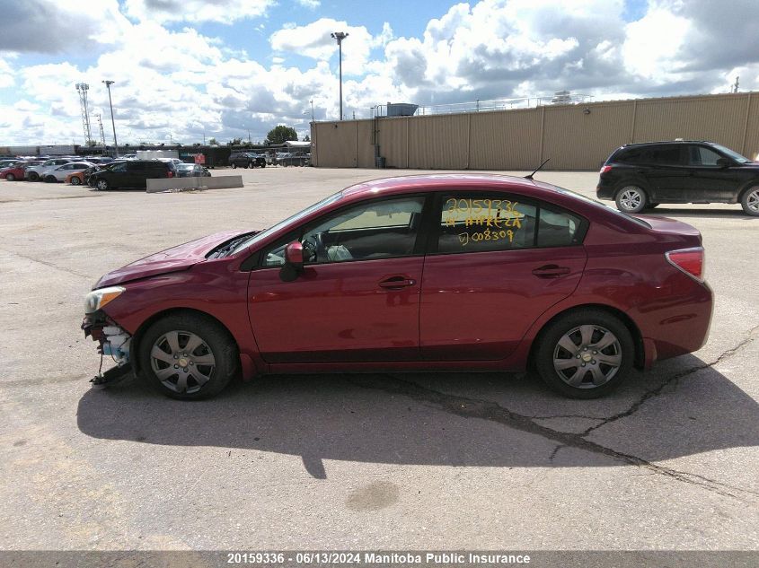 2014 Subaru Impreza 2.0I VIN: JF1GJAC62EH008309 Lot: 20159336