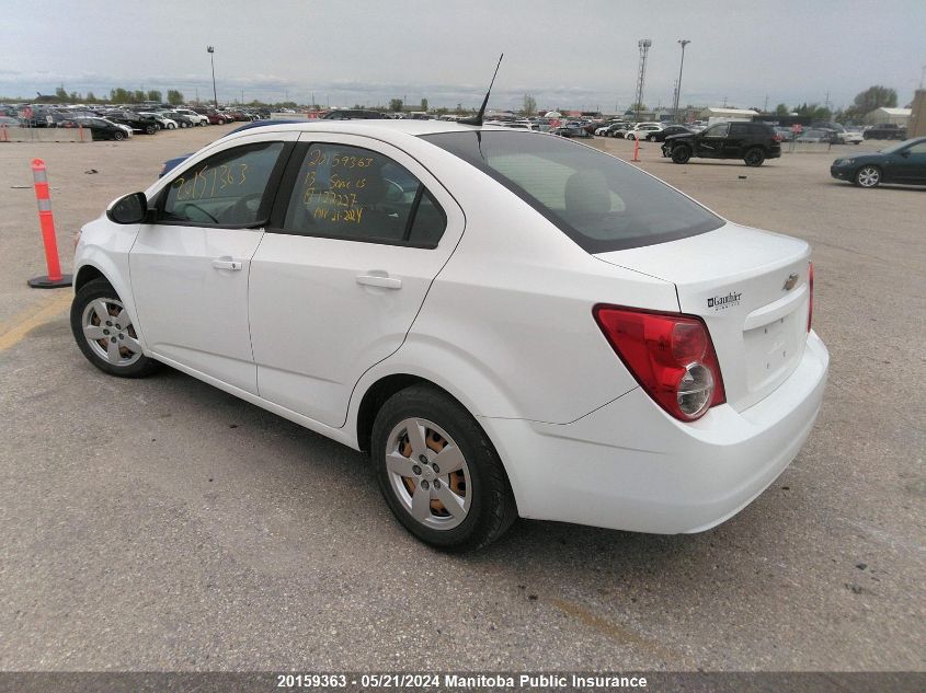 2013 Chevrolet Sonic Ls VIN: 1G1JA5EH5D4122227 Lot: 20159363