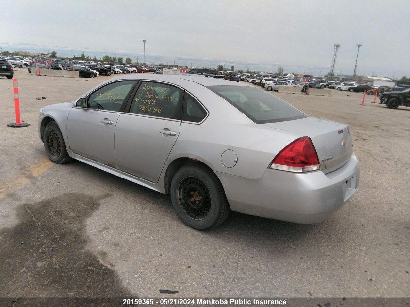 2011 Chevrolet Impala Ls V6 VIN: 2G1WA5EK1B1109629 Lot: 20159365