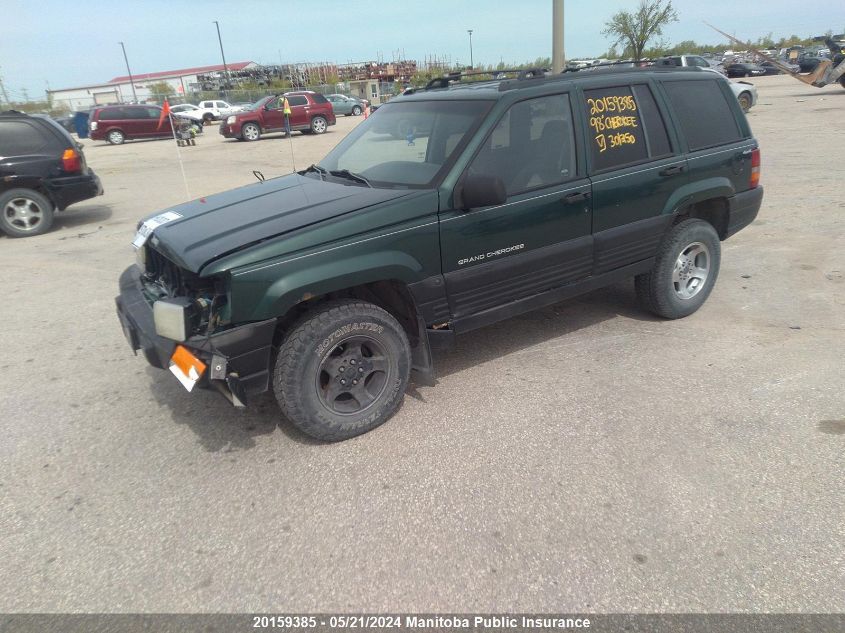 1998 Jeep Grand Cherokee Laredo VIN: 1J4GZ58S2WC301250 Lot: 20159385