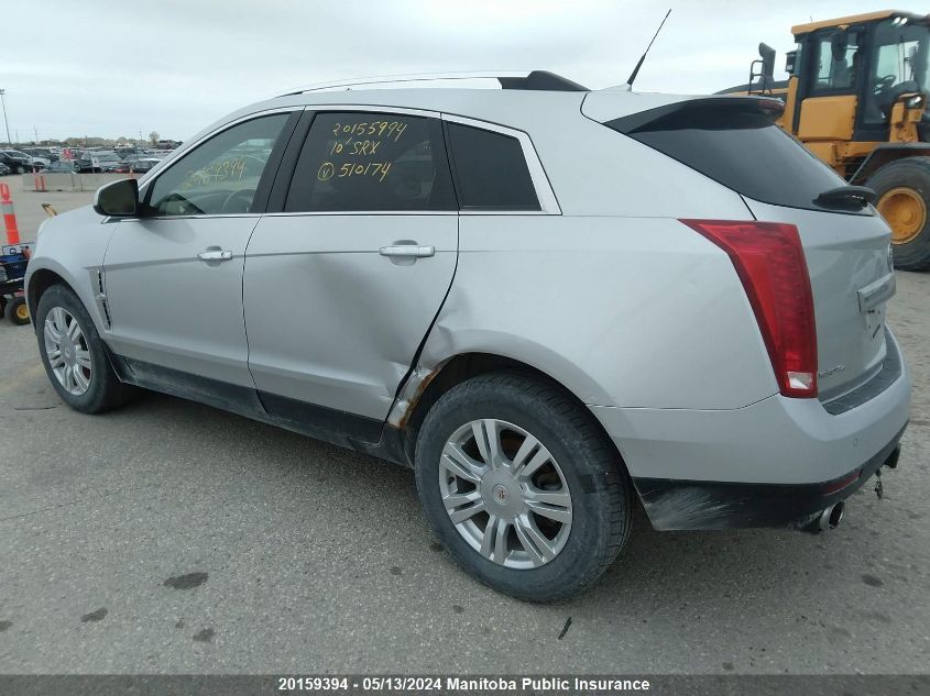 2010 Cadillac Srx V6 VIN: 3GYFNDEY9AS510174 Lot: 20159394