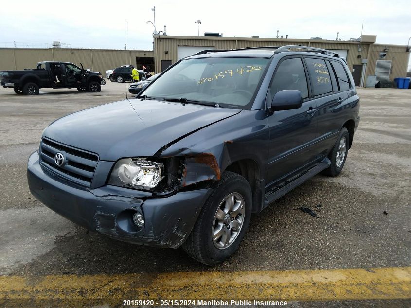 2007 Toyota Highlander V6 VIN: JTEHP21A570187470 Lot: 20159420