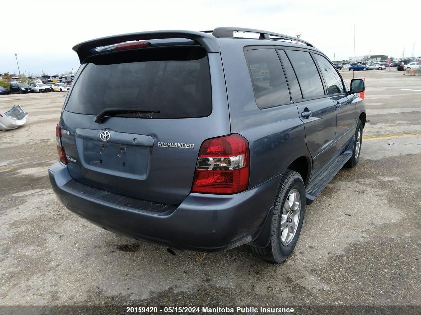 2007 Toyota Highlander V6 VIN: JTEHP21A570187470 Lot: 20159420