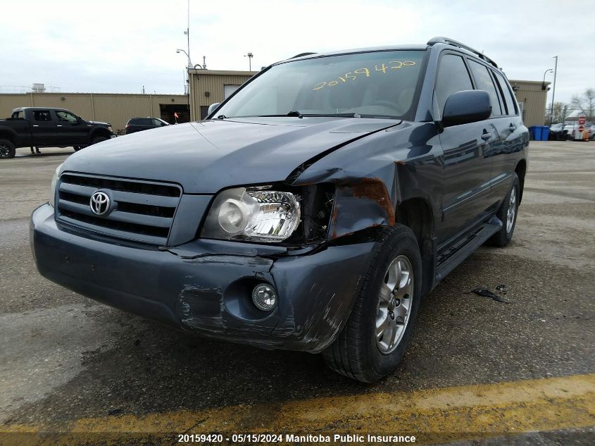 2007 Toyota Highlander V6 VIN: JTEHP21A570187470 Lot: 20159420