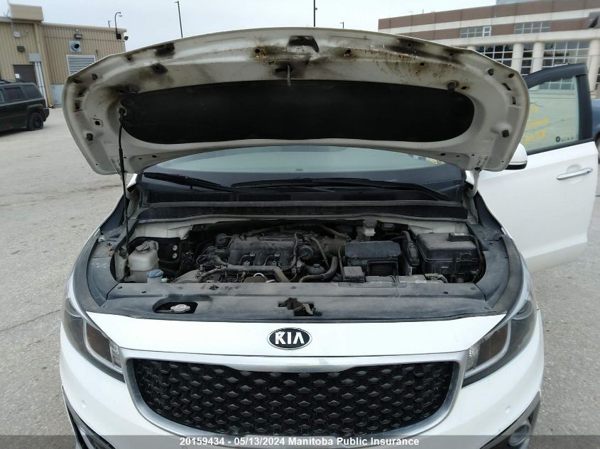 2016 Kia Sedona Sxl VIN: KNDME5C10G6118478 Lot: 20159434