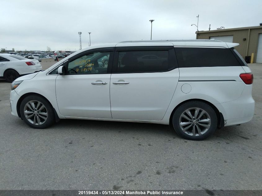 2016 Kia Sedona Sxl VIN: KNDME5C10G6118478 Lot: 20159434