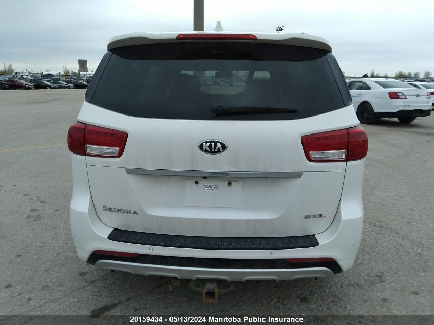 2016 Kia Sedona Sxl VIN: KNDME5C10G6118478 Lot: 20159434