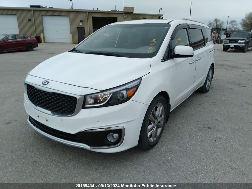 2016 Kia Sedona Sxl VIN: KNDME5C10G6118478 Lot: 20159434