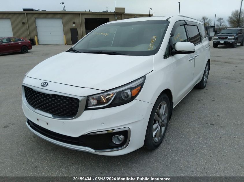 2016 Kia Sedona Sxl VIN: KNDME5C10G6118478 Lot: 20159434