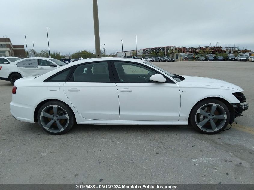 2016 Audi A6 3.0T Quattro VIN: WAUJGAFC3GN012340 Lot: 20159438