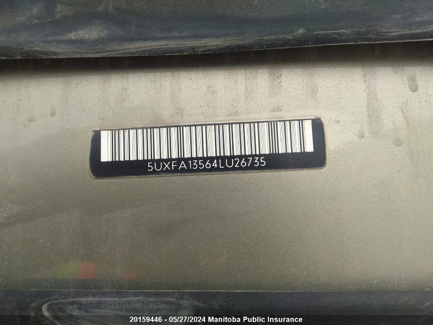 2004 BMW X5 3.0I VIN: 5UXFA13564LU26735 Lot: 20159446