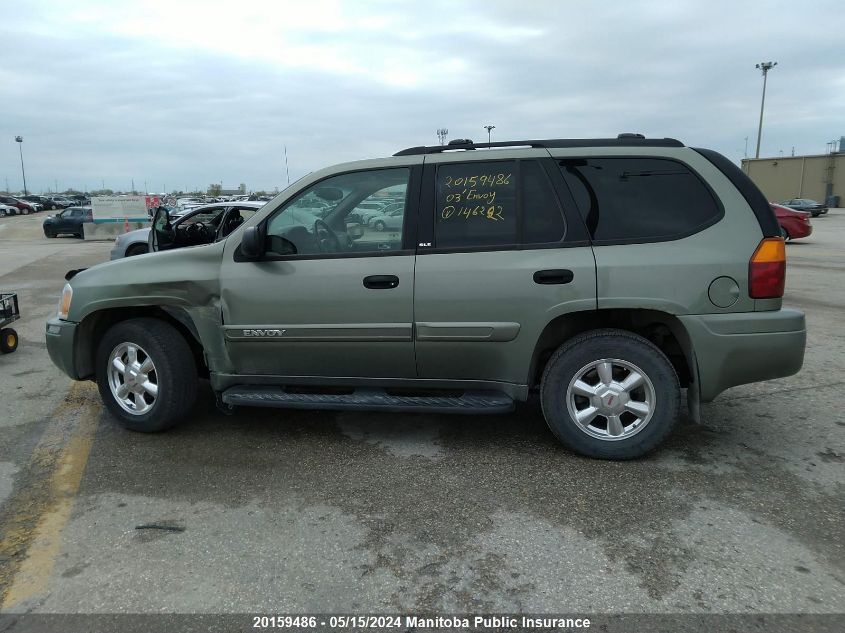 2003 GMC Envoy Sle VIN: 1GKDT13SX32146222 Lot: 20159486