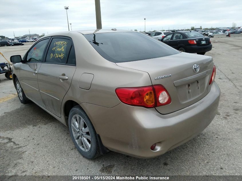 2009 Toyota Corolla Le VIN: 2T1BU40E19C076085 Lot: 20159501