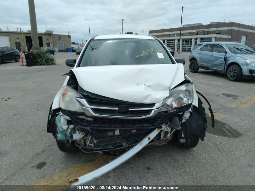 2010 Honda Cr-V Lx VIN: 5J6RE4H39AL812700 Lot: 20159520